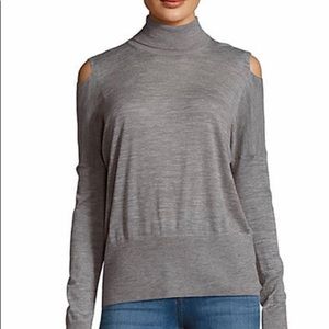 VINCE Cold Shoulder Sweater